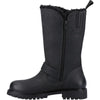 HUSH PUPPIES KIDS MINI WINNIE Girl's Black Leather Waterproof Boot