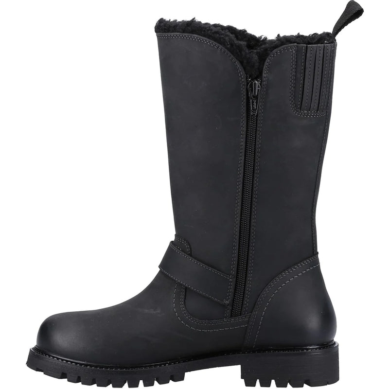 Girls black 2025 waterproof boots