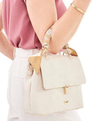 RIEKER WOMENS H1605-60 Beige Handbag with  Shoulder Strap