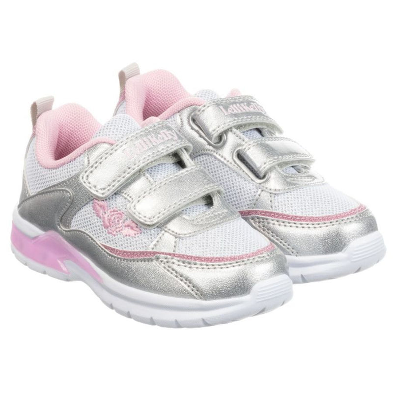 LELLI KELLY LK1859 Margot Argento/Pink Light up Trainer