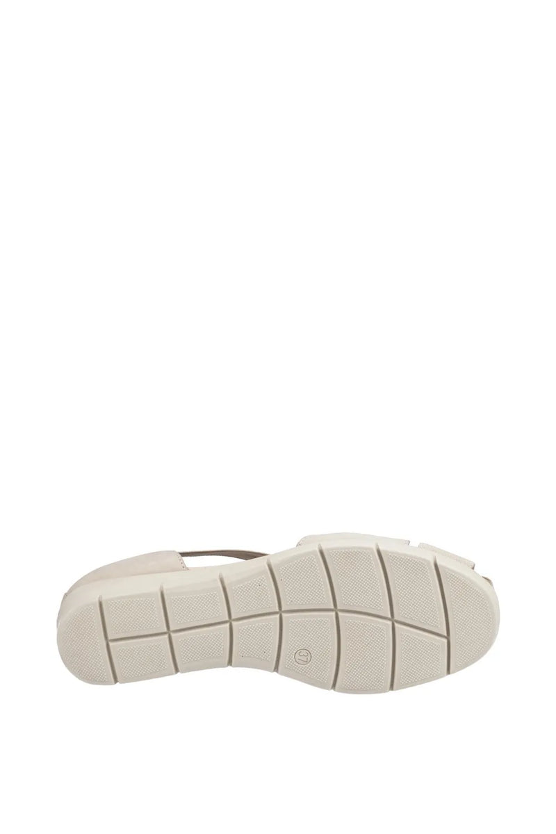 FLEET & FOSTER WOMENS DOLLY Taupe Slip-On Sandal