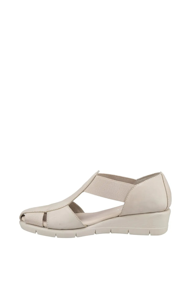 FLEET & FOSTER WOMENS DOLLY Taupe Slip-On Sandal