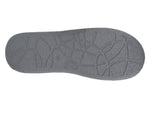 Zedzzz MENS MS407F `NEVILLE´ Grey Tweed Textile Moccasin Slipper