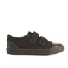 STARTRITE KIDS 6532-7 JUMPING Black Canvas Double Strap Plimsoll