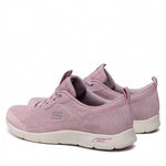 SKECHERS WOMENS 104272MVE ARCH FIT REFINE Mauve Lace-Up Trainer