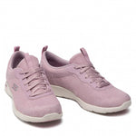 SKECHERS WOMENS 104272MVE ARCH FIT REFINE Mauve Lace-Up Trainer