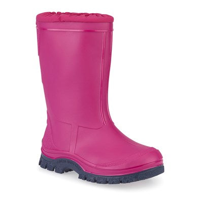 STARTRITE KIDS 0229-6  MUDBUSTER Fleece Lined Wellies PINK