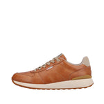 RIEKER MENS 07605-22 ODEON R-Evolution Tan Leather Lace-Up Shoe