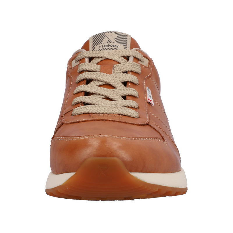 RIEKER MENS 07605-22 ODEON R-Evolution Tan Leather Lace-Up Shoe