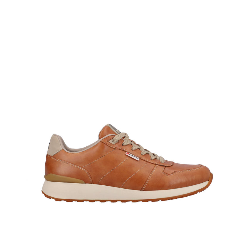 RIEKER MENS 07605-22 ODEON R-Evolution Tan Leather Lace-Up Shoe