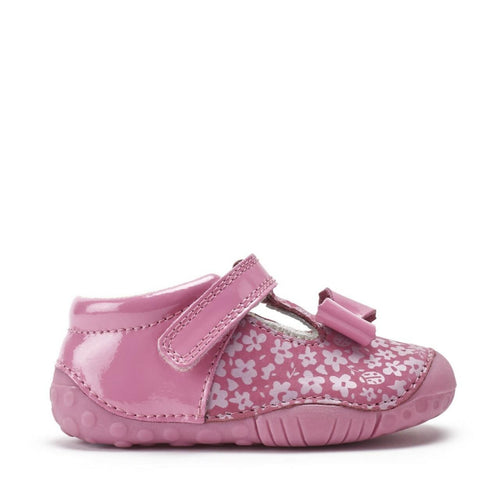 STARTRITE KIDS 0765-7 BABY WIGGLE Pink Nubuck/Patent Pre-Walker G fit