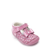 STARTRITE KIDS 0765-7 BABY WIGGLE Pink Nubuck/Patent Pre-Walker G fit