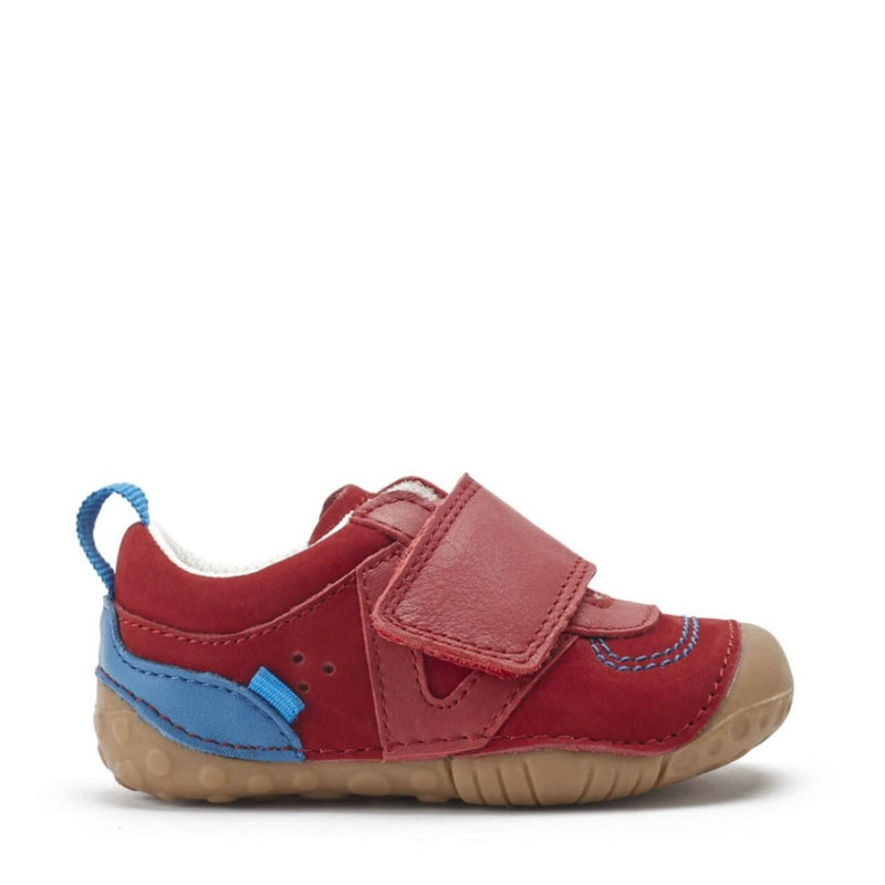 STARTRITE KIDS 0786-1 BABY CHUCKLING Red Leather/Nubuck Leather Pre-Walker F fit