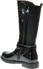 LELLI KELLY LK5664 Frances Black Patent Knee High Boots