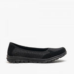 BOULEVARD WOMENS L9548A Casual BLACK Slip-On