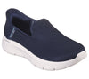 SKECHERS WOMENS 124963 NVY STEP-IN Go Walk Flex - Relish Navy Slip-On