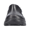 RIEKER MENS 14850-00 TURIN Black Leather TEX Slip-On Shoe Wide Fit