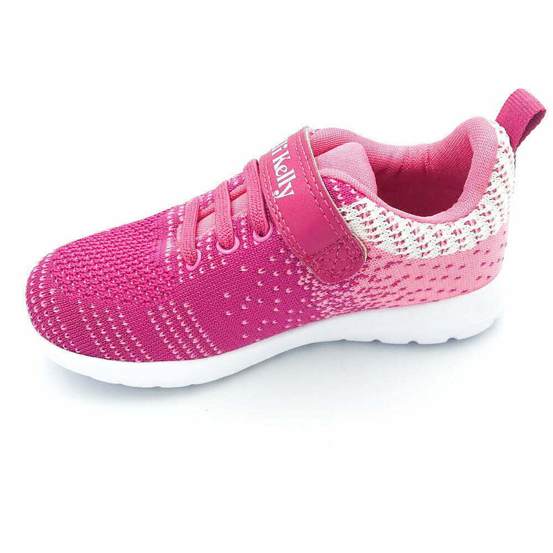 LELLI KELLY KIDS LK9886 OLIVIA Fuxia Riptape Fastening Trainer