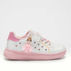 LELLI KELLY KIDS LKAA4826 MILLE STELLE White/ Pink 'Ballerina' Trainer