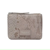 Copy of ASSOTS LONDON DENISE Nude Leather Python Snake Purse