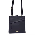 ASSOTS LONDON 'FLORENCE' Navy Full Grain Soft Nappa Leather Crossbody Sl