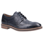 HUSH PUPPIES MENS  BRYSON Navy Leather Brogue