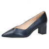 CAPRICE WOMENS 22408/28 807 Navy Pearl Leather Court Shoe