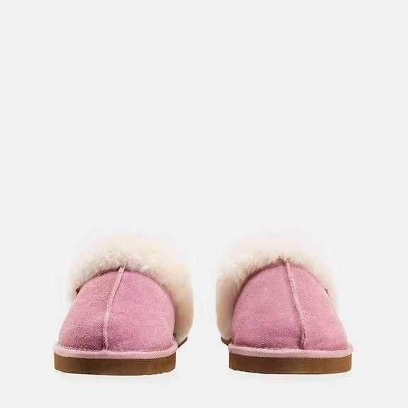 GOODWIN SMITH WOMENS ANN PINK 100% Australian Sheepskin Mule Slippers