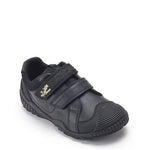 STARTRITE 2811-7 RUMBLE Boys Black Leather Shoe F Fit