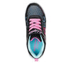 SKECHERS KIDS 302323L BKPK JUMPSTERS Wishful Star Girl's Black/Pink WP Trainer with Lights