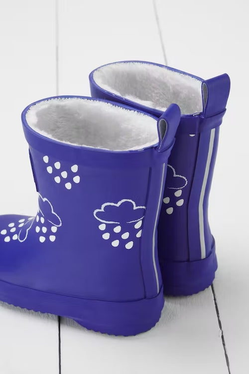 GRASS & AIR KIDS Inky Blue Colour-Changing Wellies