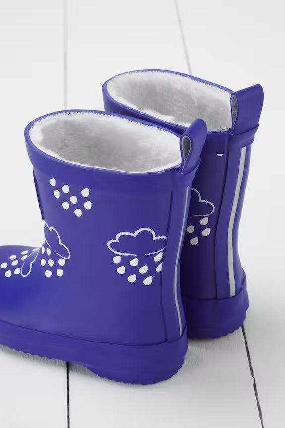 GRASS & AIR KIDS Inky Blue Colour-Changing Wellies