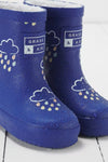 GRASS & AIR KIDS Inky Blue Colour-Changing Wellies