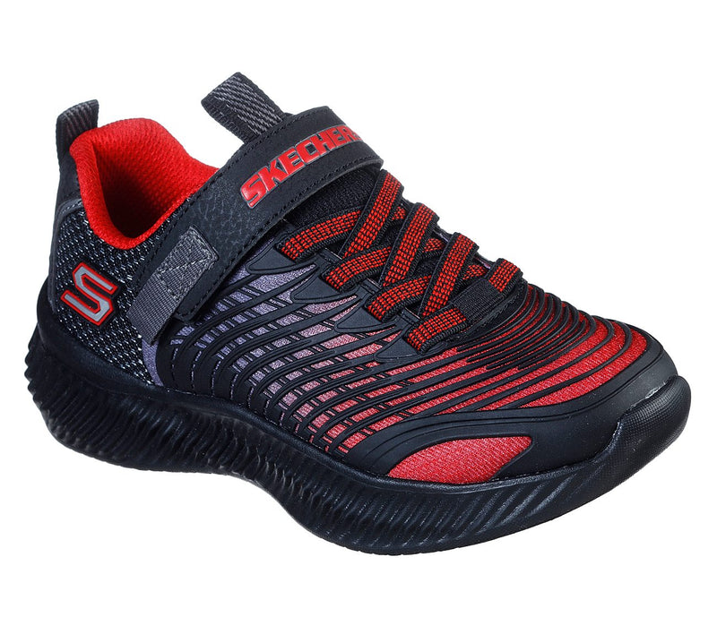 SKECHERS KIDS 403627L RDBK OPTICO Black/Red Trainer