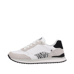 RIEKER WOMENS 42506-80 R-Evolution Off white/Beige Leather Trainer