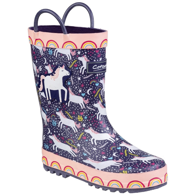 COTSWOLD KIDS SPRINKLE Unicorn Wellingtons