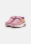 GEOX KIDS J SPACECLUB DISNEY PRINCESS Pink Velcro Trainer with Lights