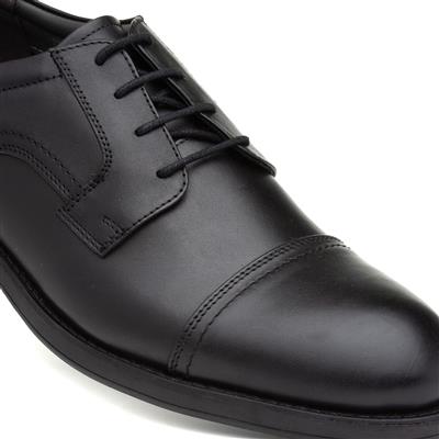 TREDFLEX MENS TF5627A Black Leather Lace-Up Dress Shoe