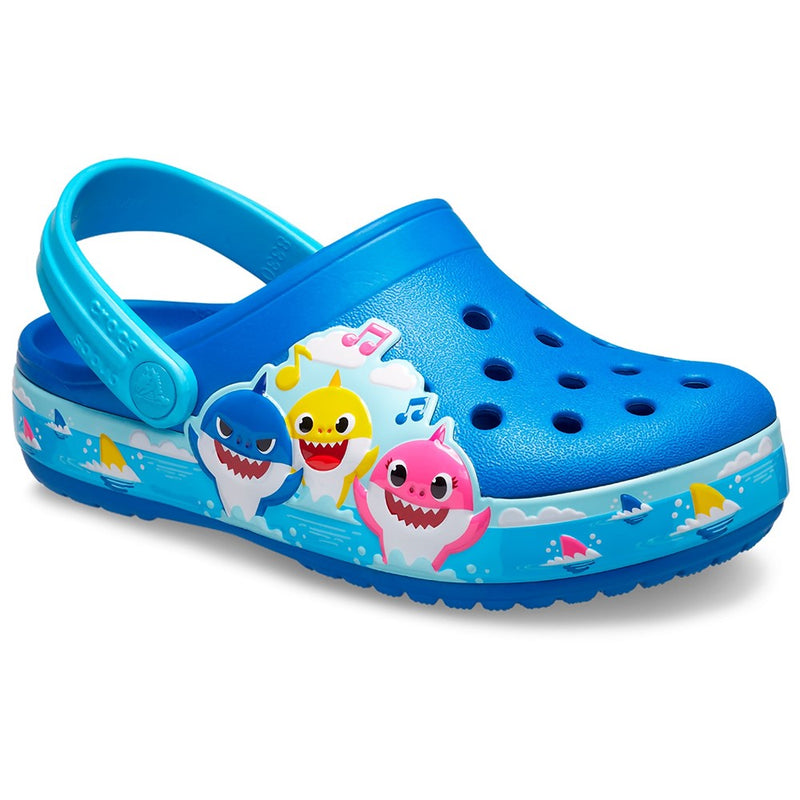 CROCS KIDS 207066 Baby Shark Band Toddlers Crocs Bright/Cobalt Blue