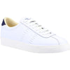 SUPERGA WOMENS 2843 CLUB S COMFORT White Leather Lace-Up Sneaker