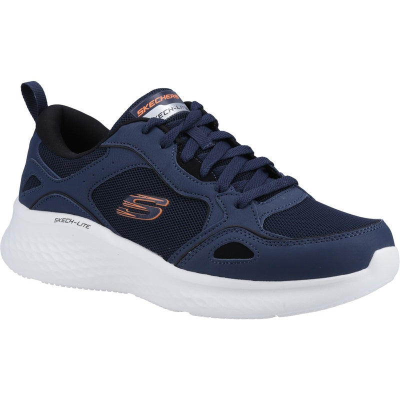 SKECHERS MENS 237348 NVOR Oak Canyon Sunfair Navy Orange SKECH LITE Tr instepfashion