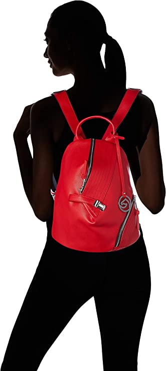 REMONTE WOMENS Q0511-33 Red Backpack Handbag