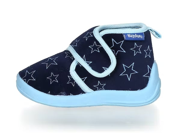 PLAYSHOES KID'S Marine Velcro Slippers