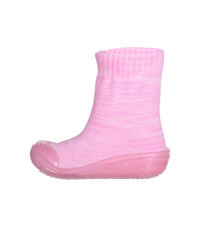 PLAYSHOES KID'S 202101/14 Light Pink Knitted Slippers