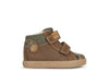 GEOX KIDS B26A7A B KILWI BOY Brown/Dk Brown WWF 'Tiger' Low Boot