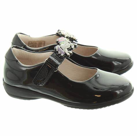 LELLI KELLY LK8312 Blossom Black Patent Dolly Shoe Size 35