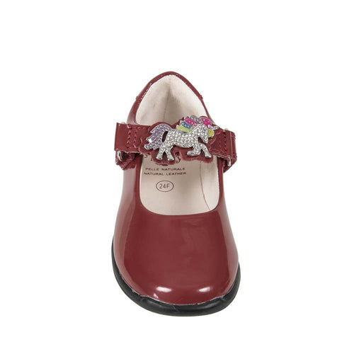 LELLI KELLY LK8312 Blossom Bordeaux Patent Dolly Shoe