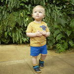 STARTRITE KIDS 0815-9 COMPANION Boys Navy Leather 'Dino' Shoes 'F' Fitting