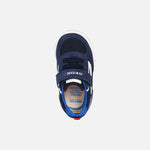 GEOX KIDS B35A7B KILWI Toddler Boy Navy/Blue/White velcro Sneaker