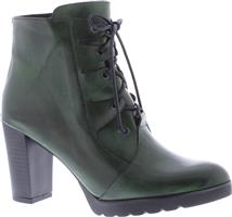 CAPOLLINI G554 Darcey  Forest Green Leather Ankle Boot